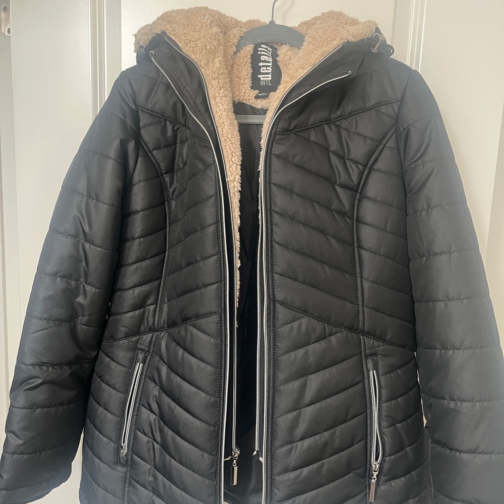 Black Quilted Puffer Jacket